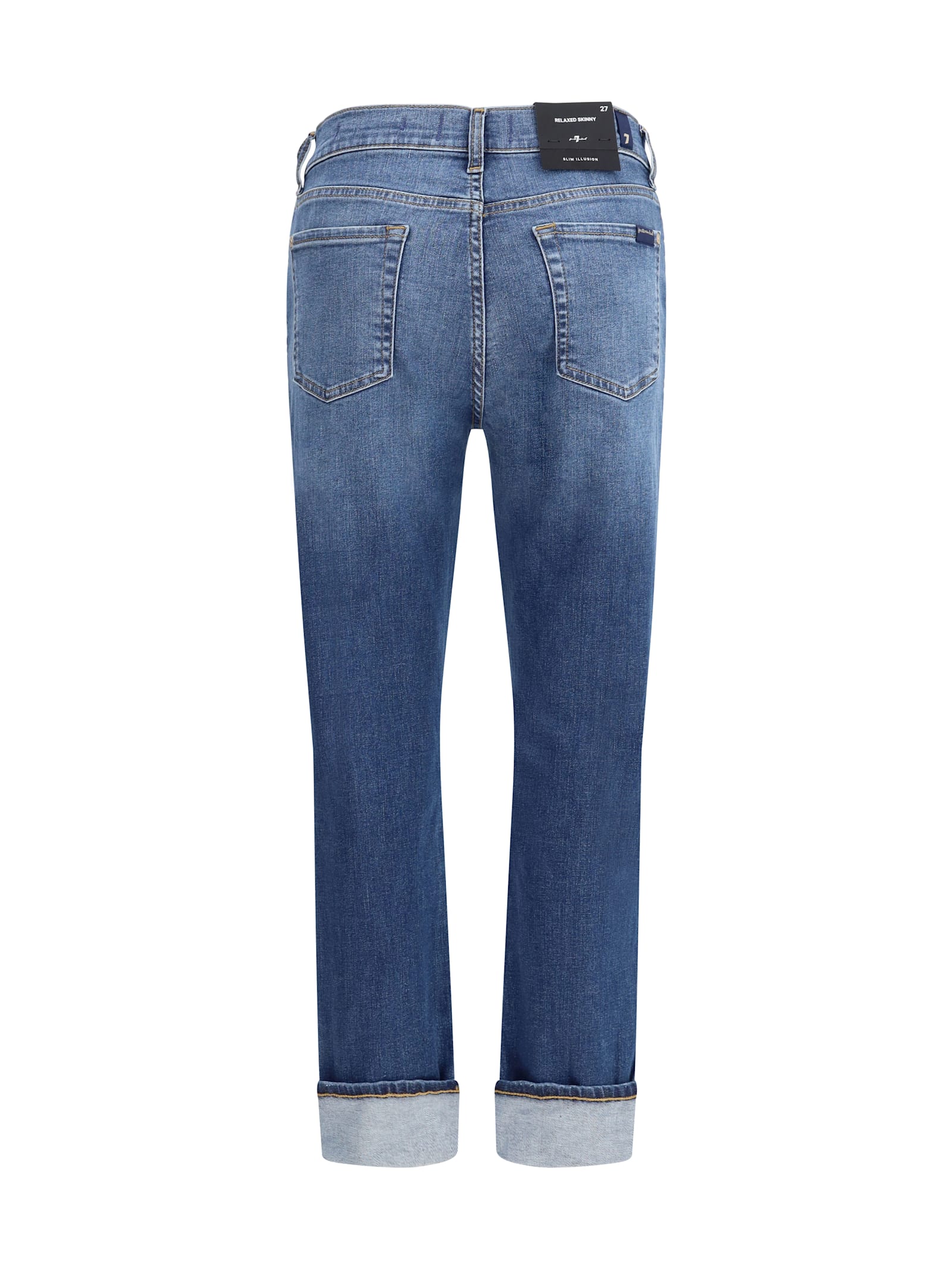 7 For All Mankind Relaxed Skinny Jeans In Blue