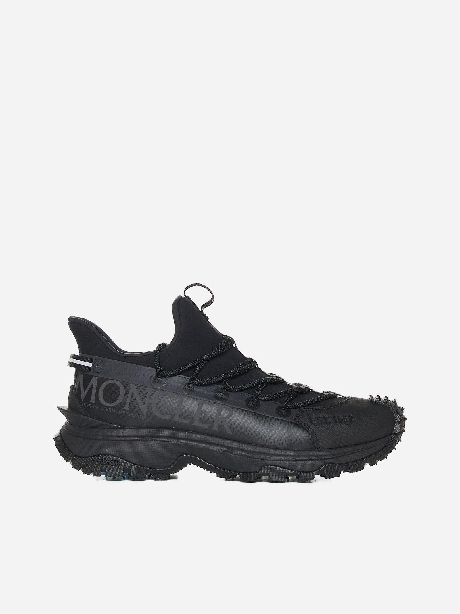 Shop Moncler Trailgrip Lite 2 Ripstop Sneakers In Black
