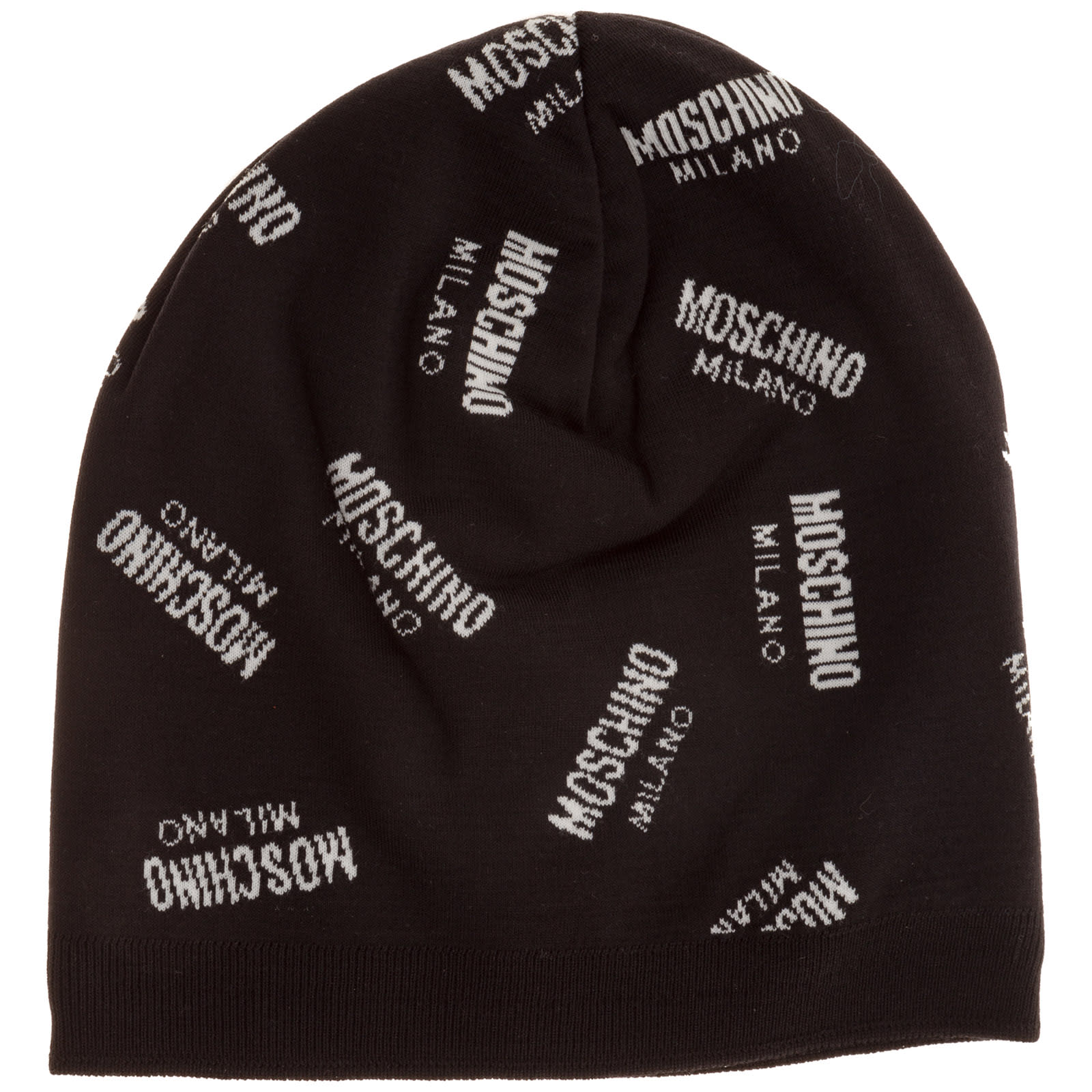 MOSCHINO DOUBLE QUESTION MARK BEANIE,M525060043016