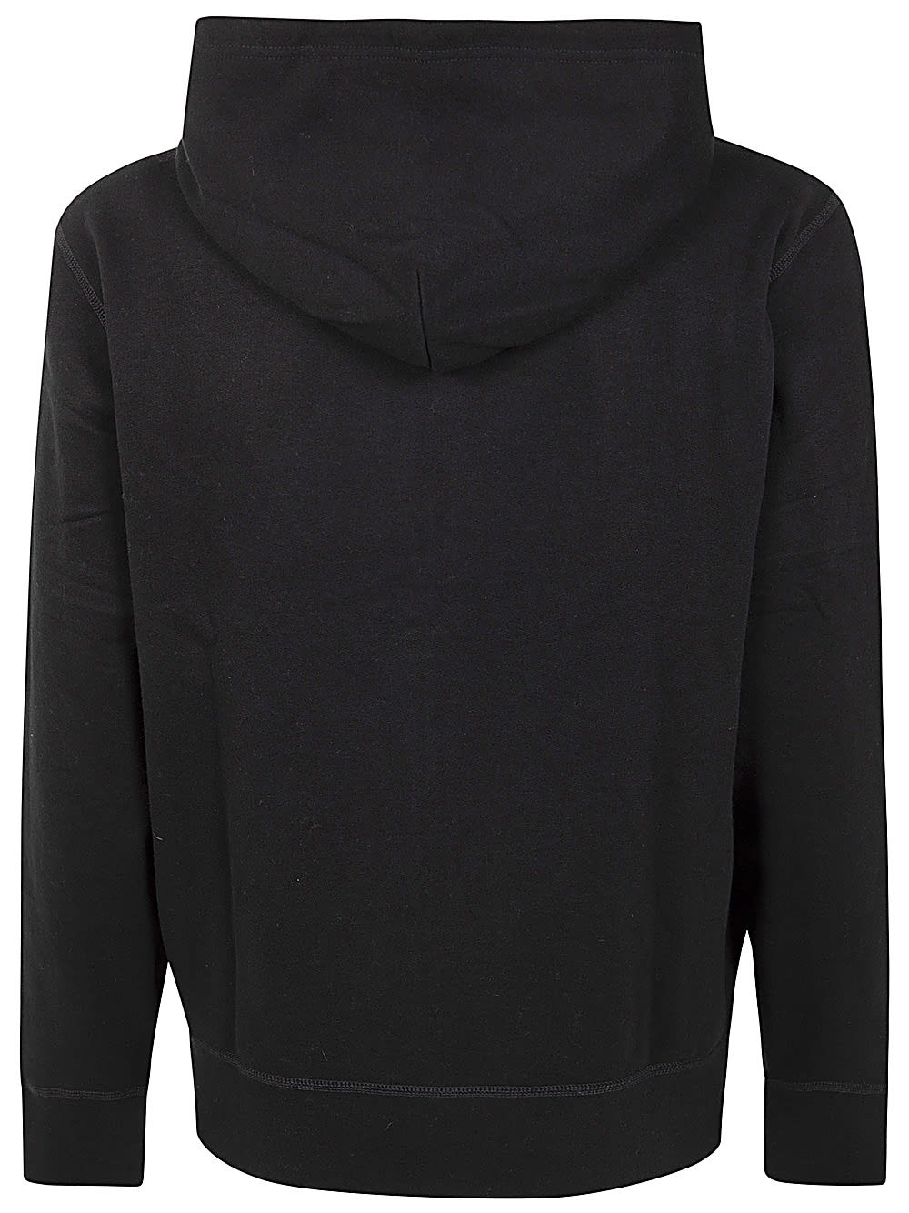 Polo Ralph Lauren Zip Sweatshirt With Front Pockets And Hood In Polo Black
