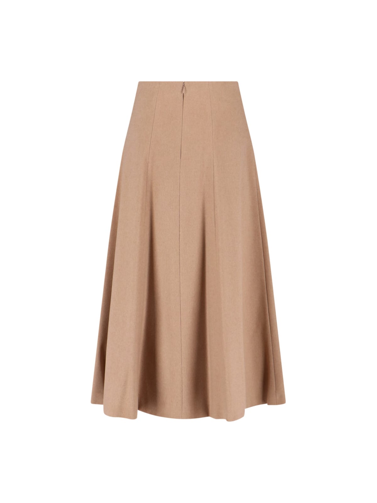 Max Mara Midi Skirt In Brown