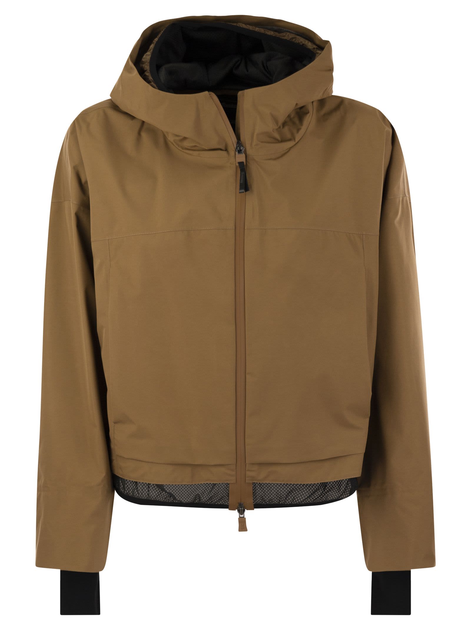 Shop Herno Laminar Gore-tex Jacket In Brown