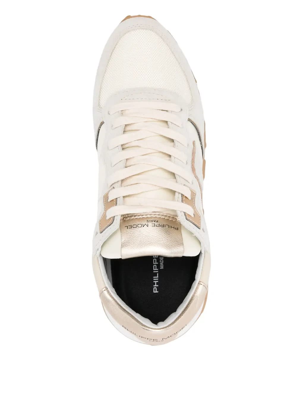Philippe Model Tropez Haute Sneakers In Beige