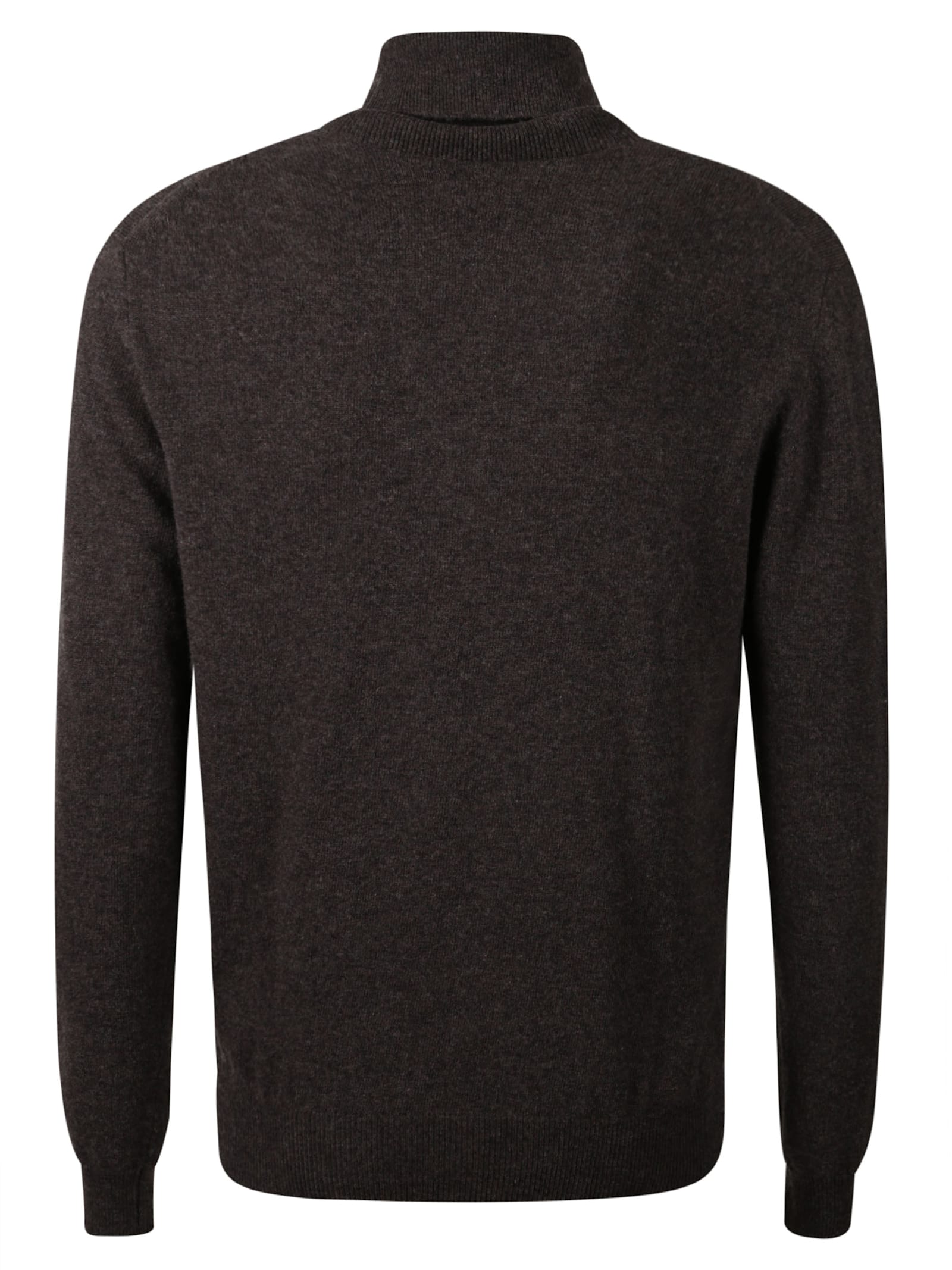 Woolrich Cozy Turtleneck Sweater Long Sleeves In Brown