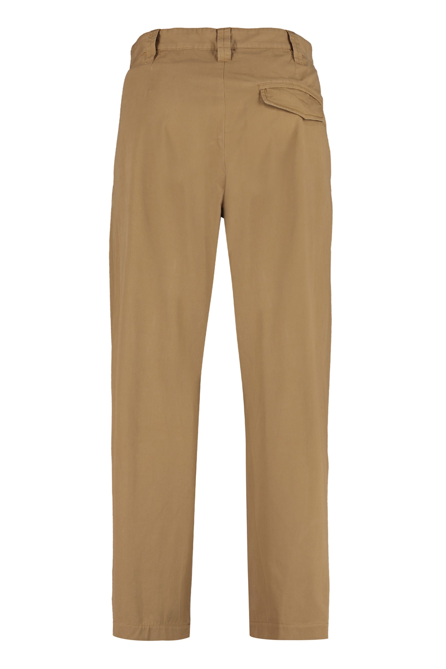 Shop Apc Cotton Chino Trousers In Cag Tabac