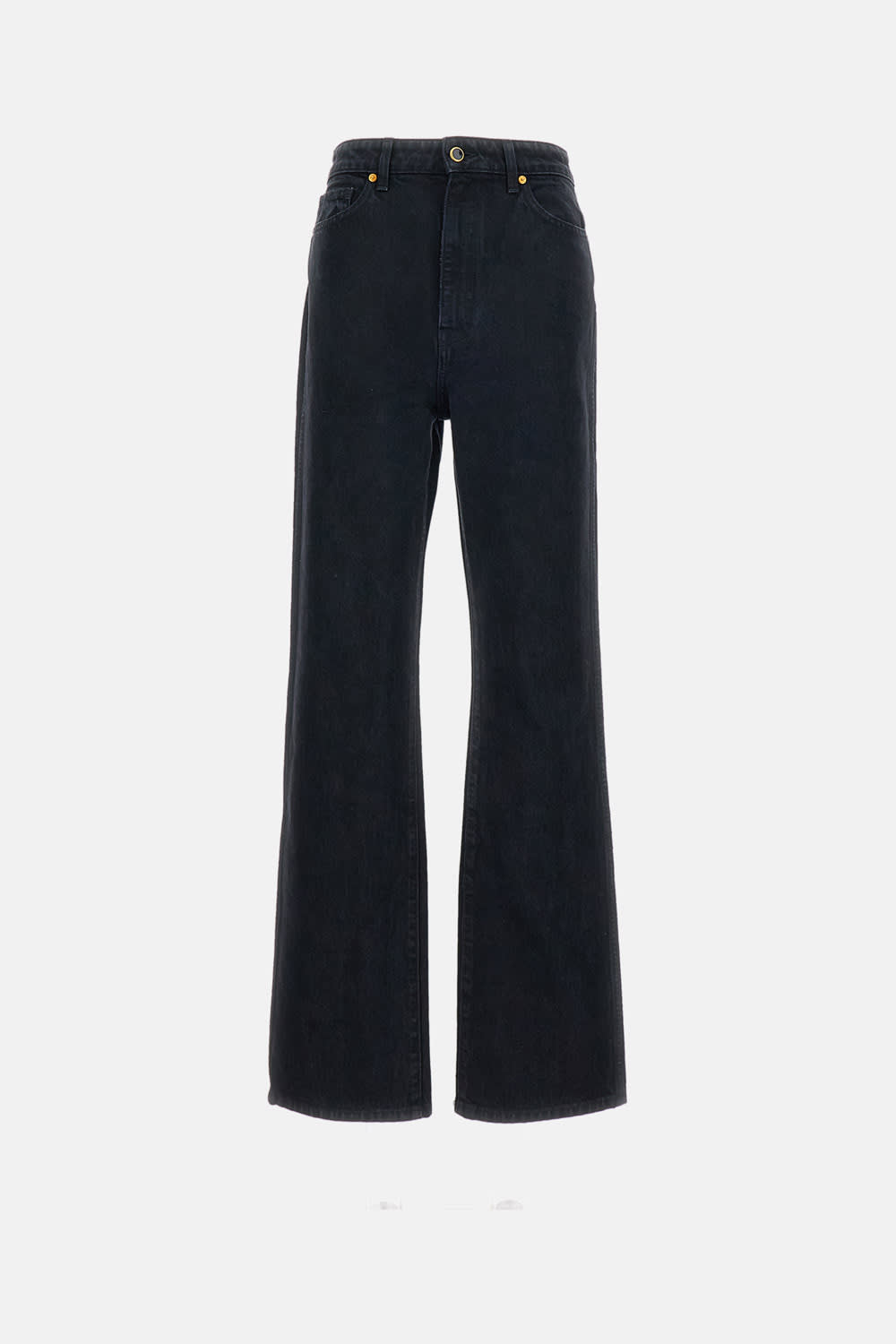 Khaite Danielle Jeans In Black