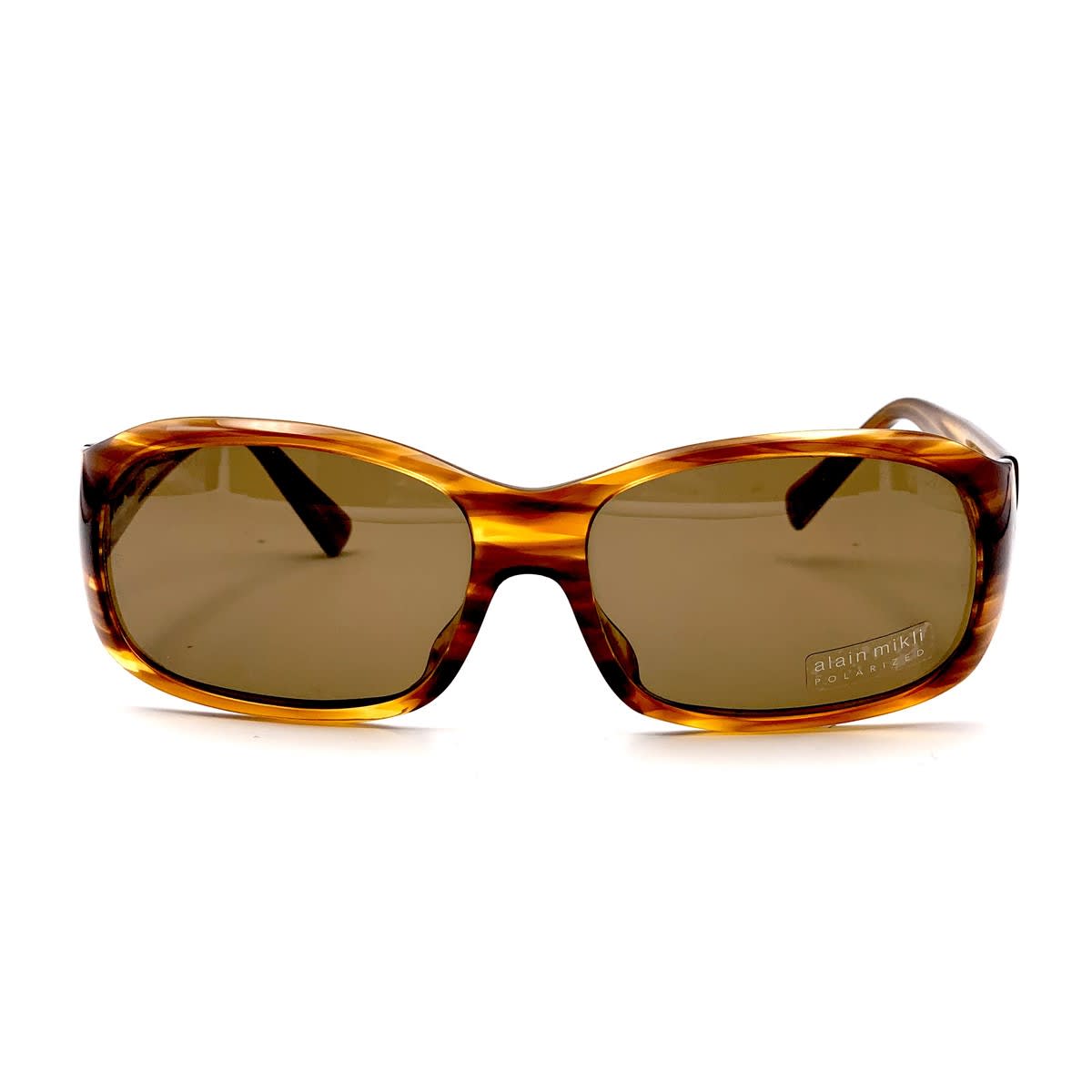 Shop Alain Mikli A0465 Pact Polarizzato Sunglasses In Marrone