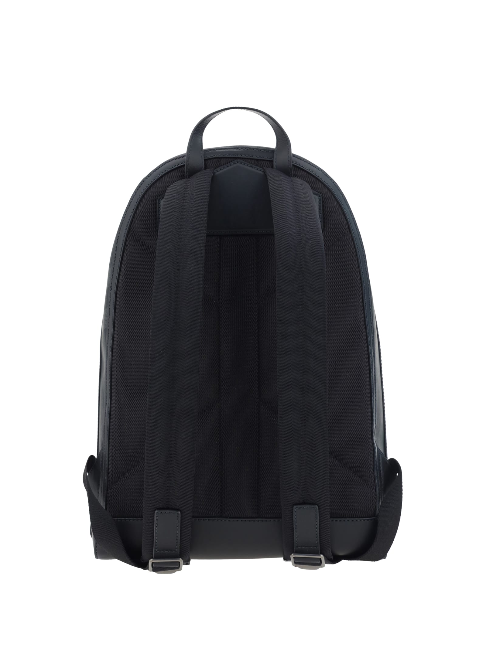 Shop Burberry Backpack In Charcoal