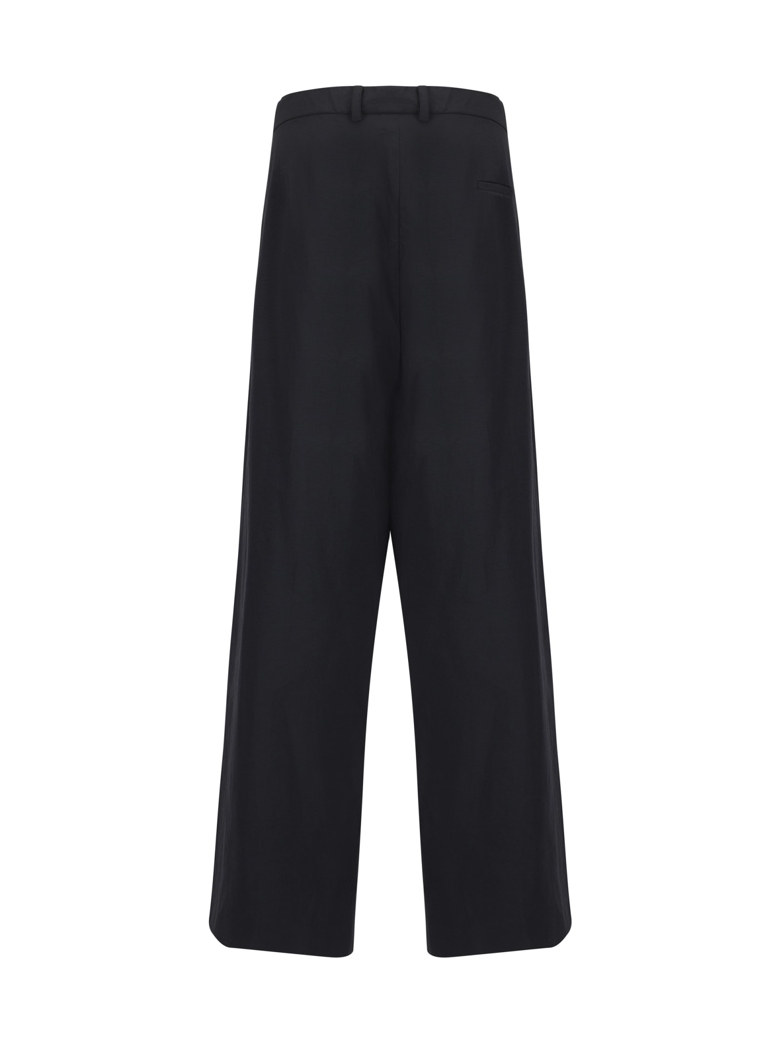 Balenciaga Tailored Wide-leg Pants In Black