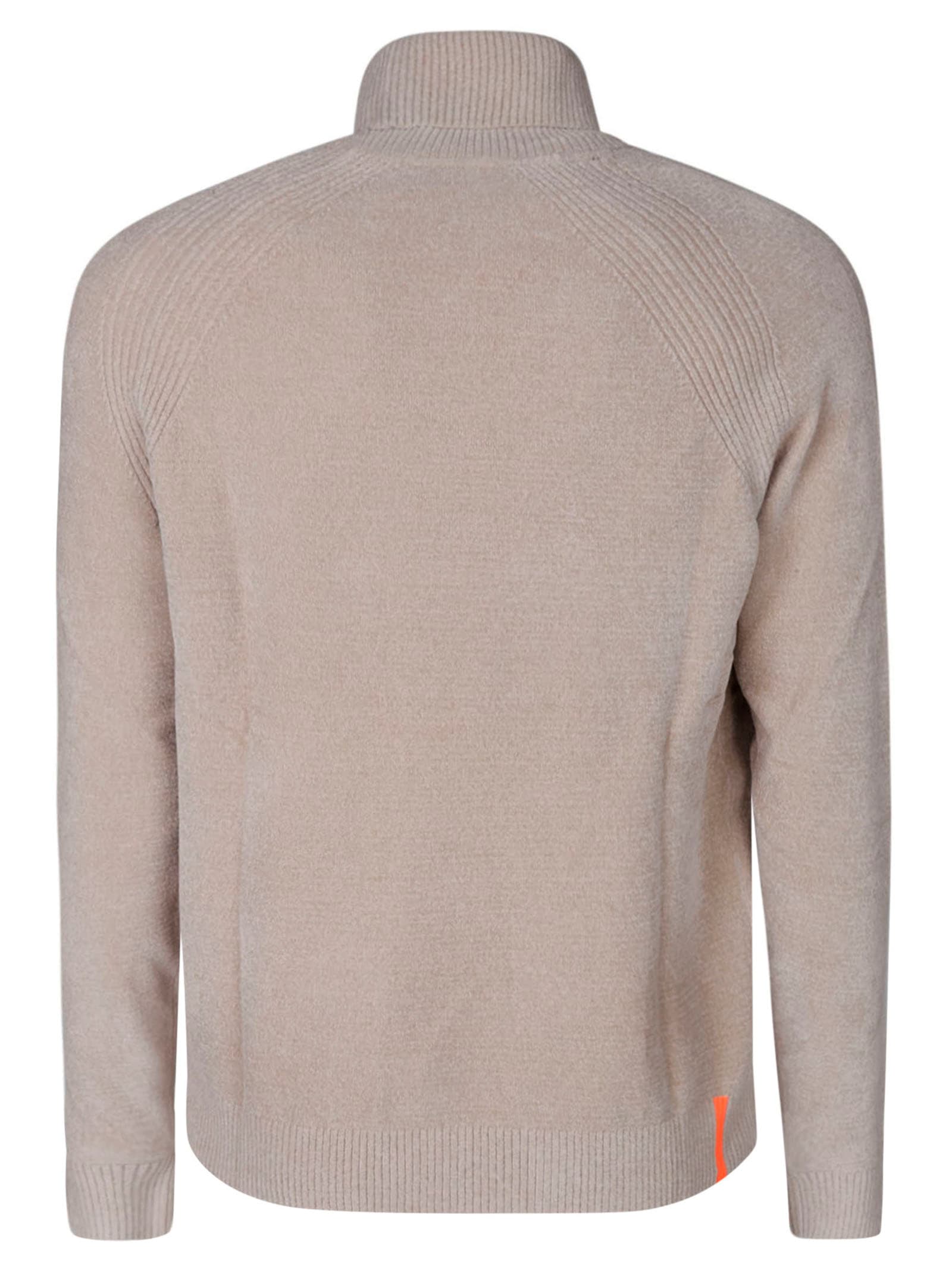Rrd - Roberto Ricci Design Velvet Turtleneck Knit In Brown
