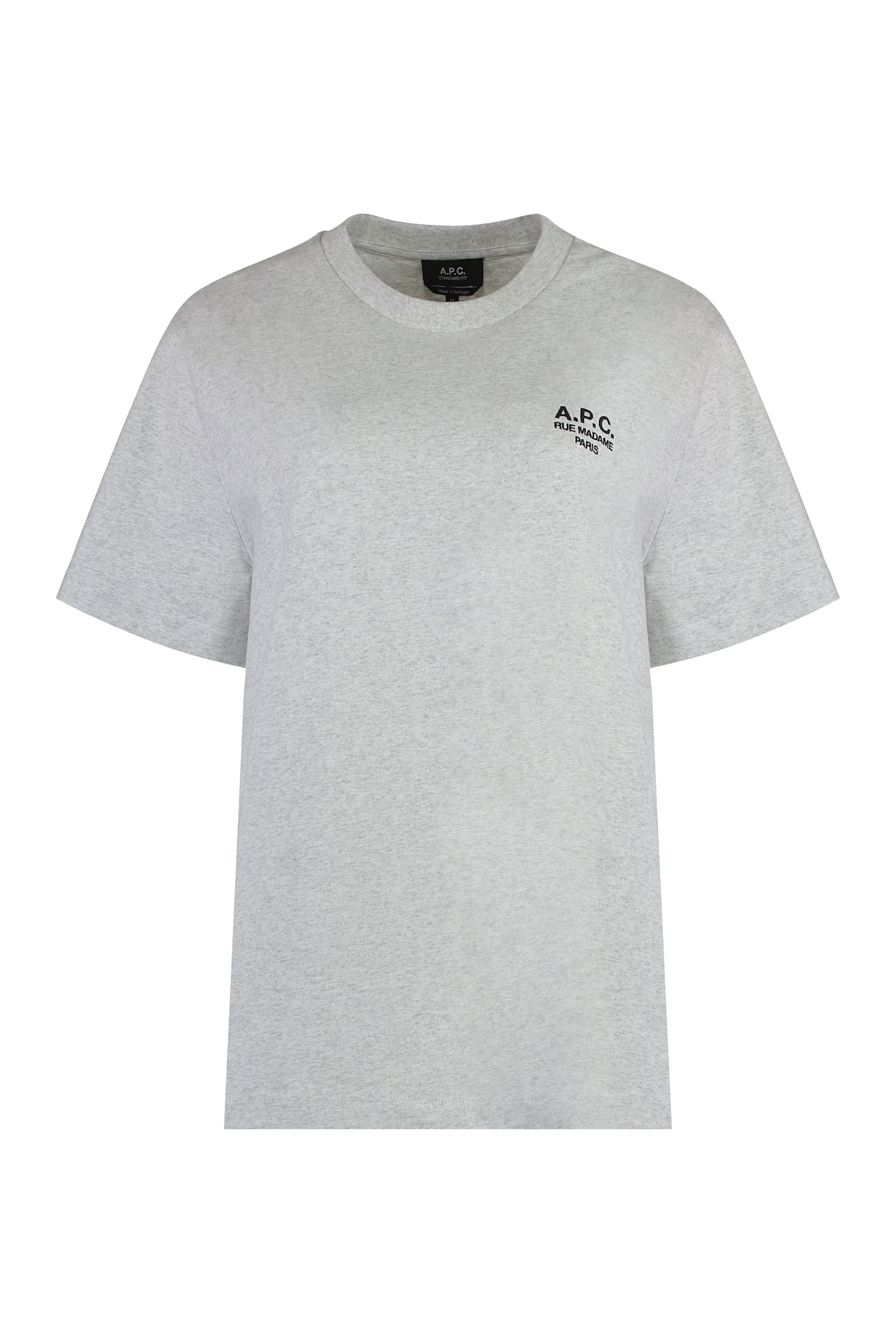 Apc Standard Rue Madame T-shirt A.p.c. In Gray
