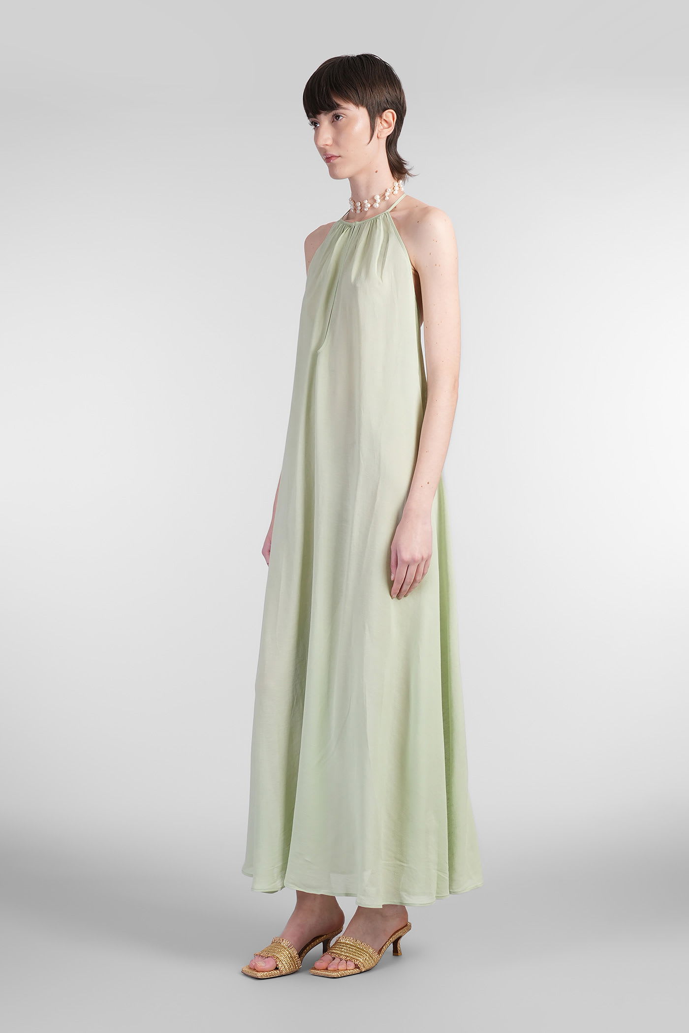 Cult Gaia Orla In Green Viscose In Green