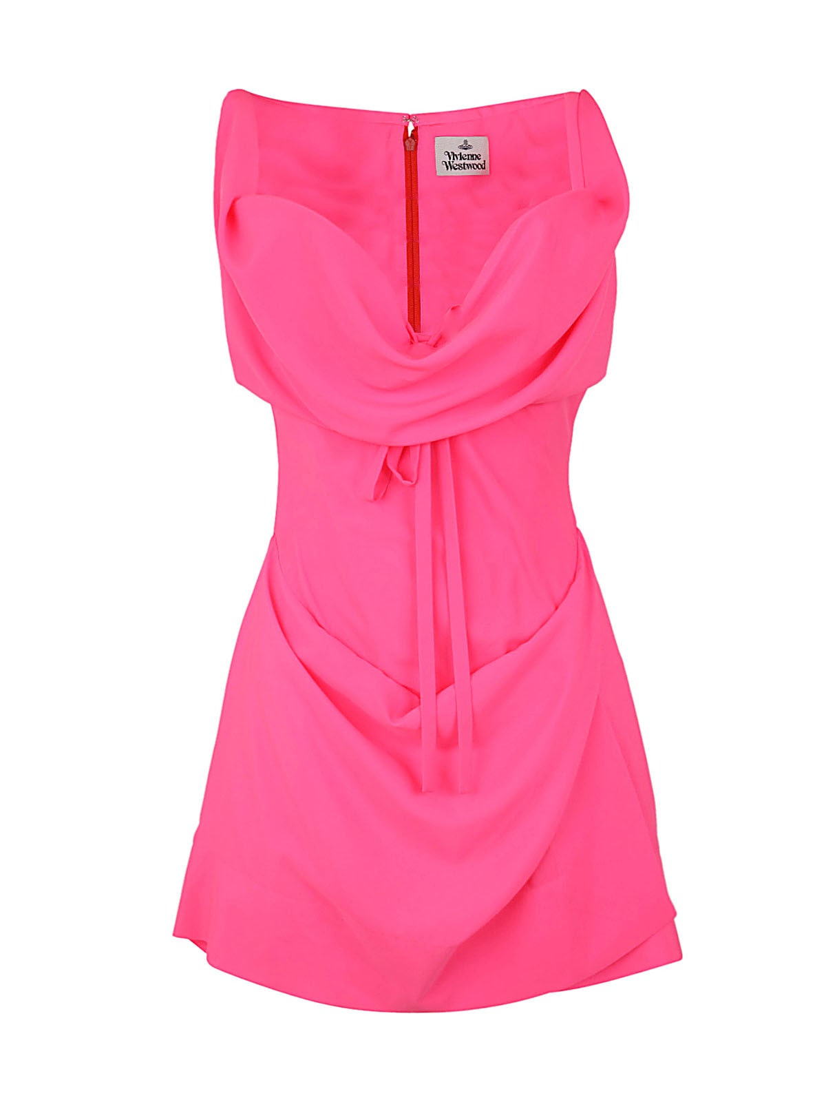 Vivienne Westwood Pink Iwona Minidress In Sw Pink Neon