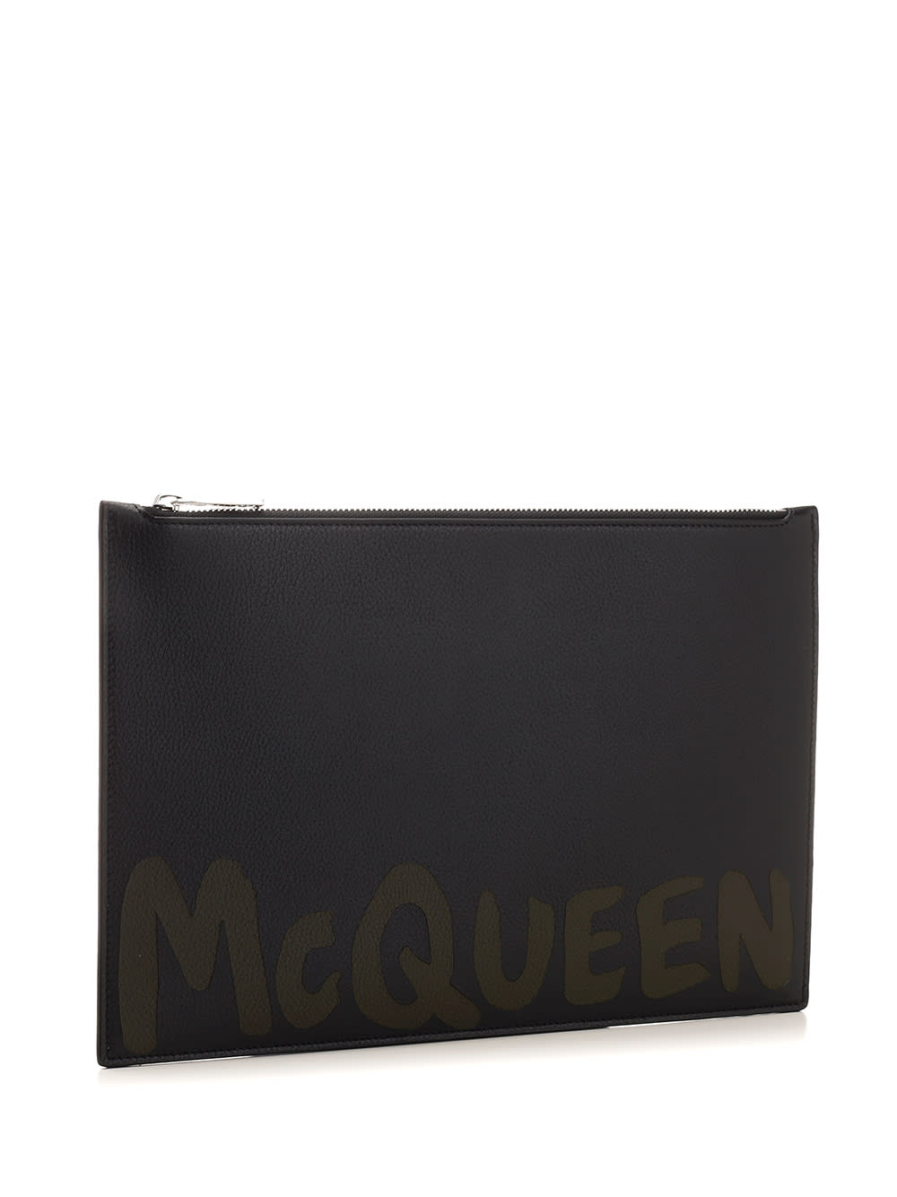 Shop Alexander Mcqueen Clutch Bag In Black