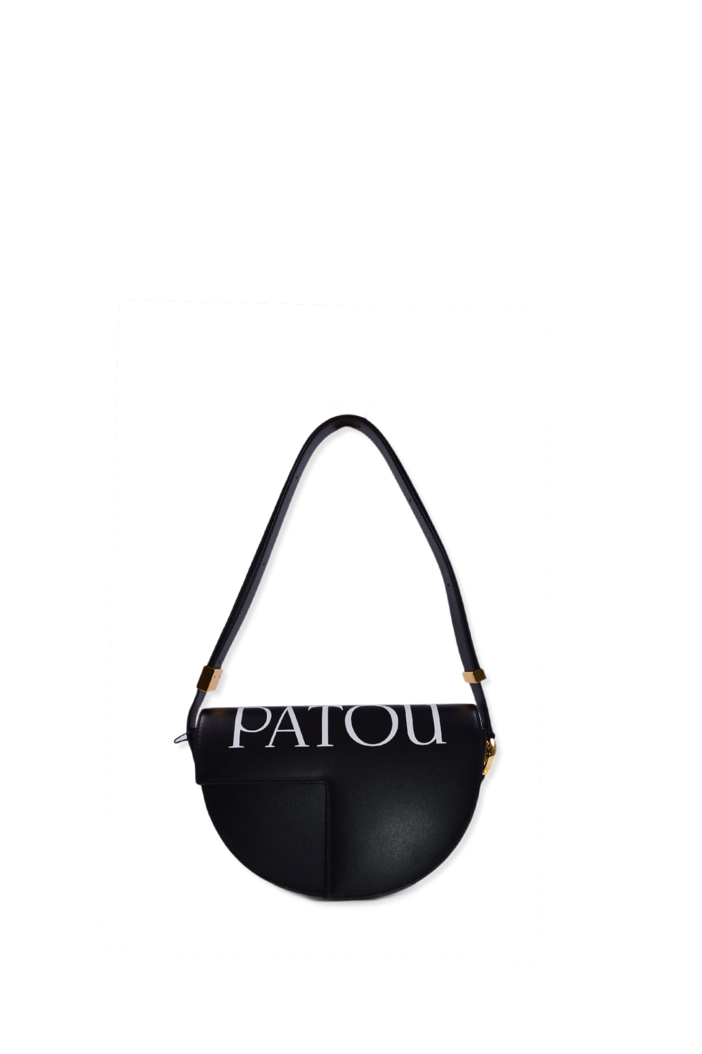 Shop Patou Shoulder Bag In Black