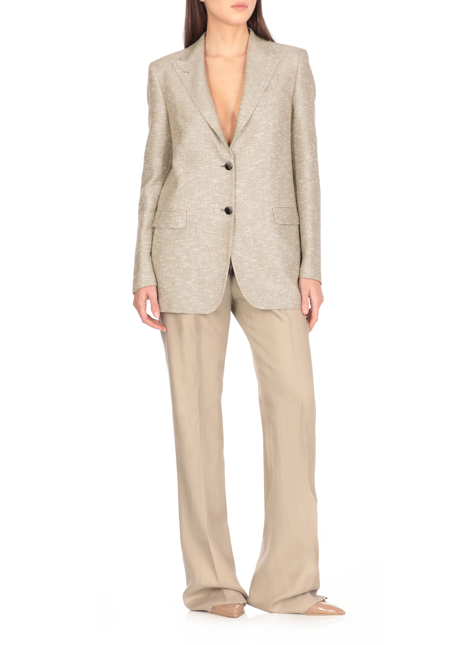 TAGLIATORE BLAZER WITH PAILLETTES