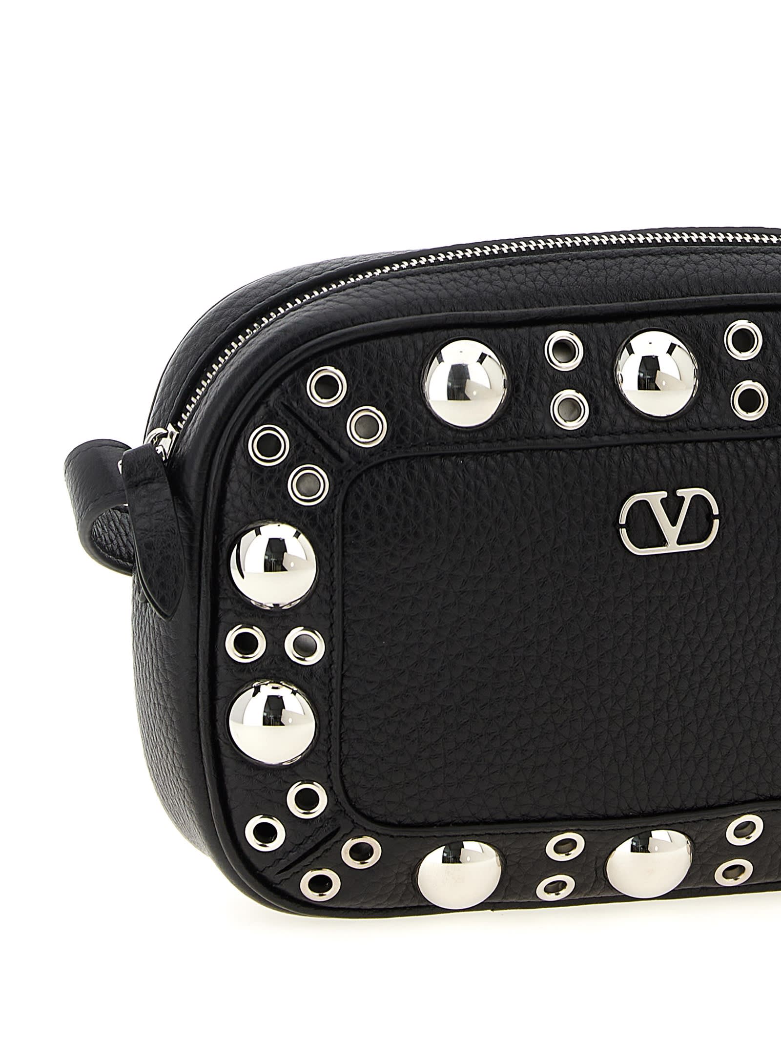 Valentino Garavani Garavani 'nellcôte' Shoulder Bag In Black