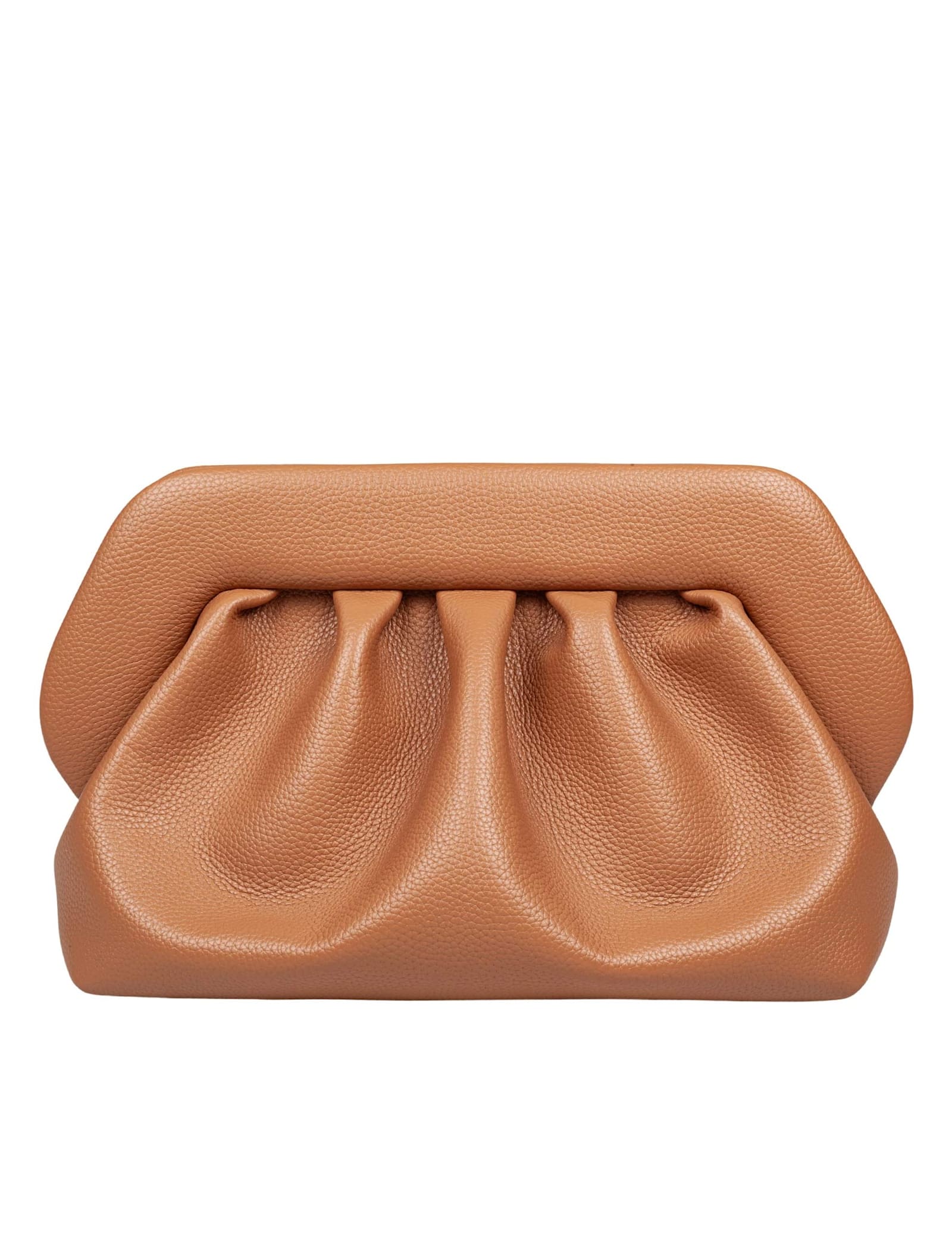 THEMOIRè Vegan Fabric Clutch Color Leather