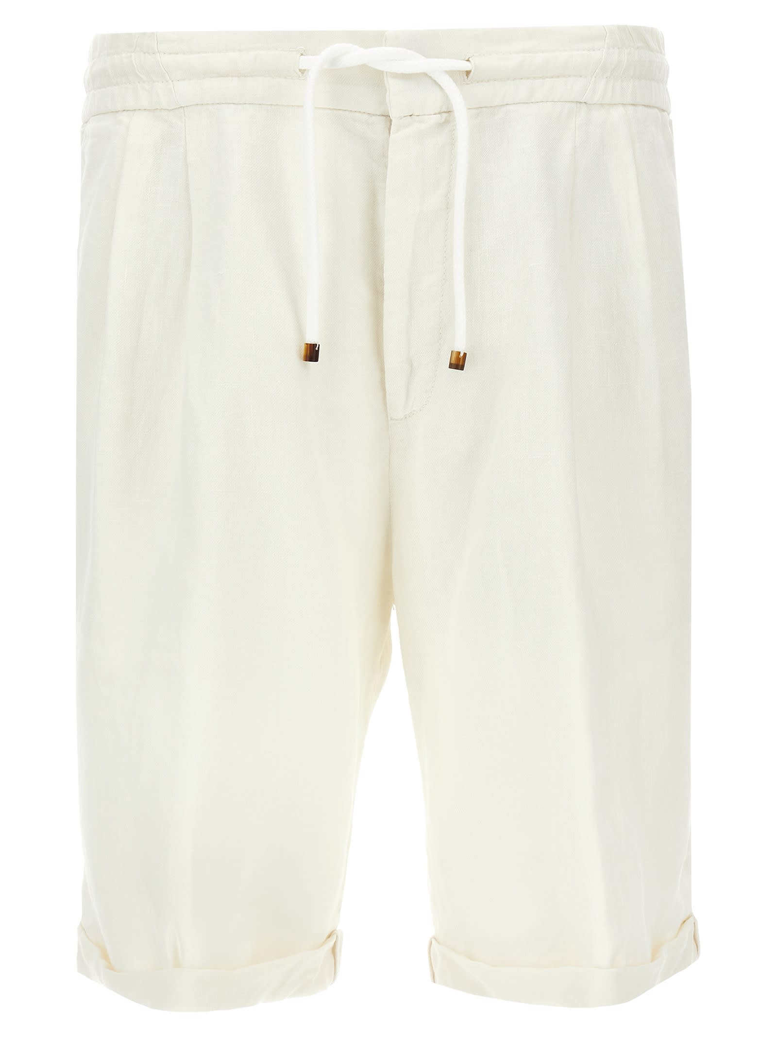 BRUNELLO CUCINELLI LINEN BERMUDA SHORTS