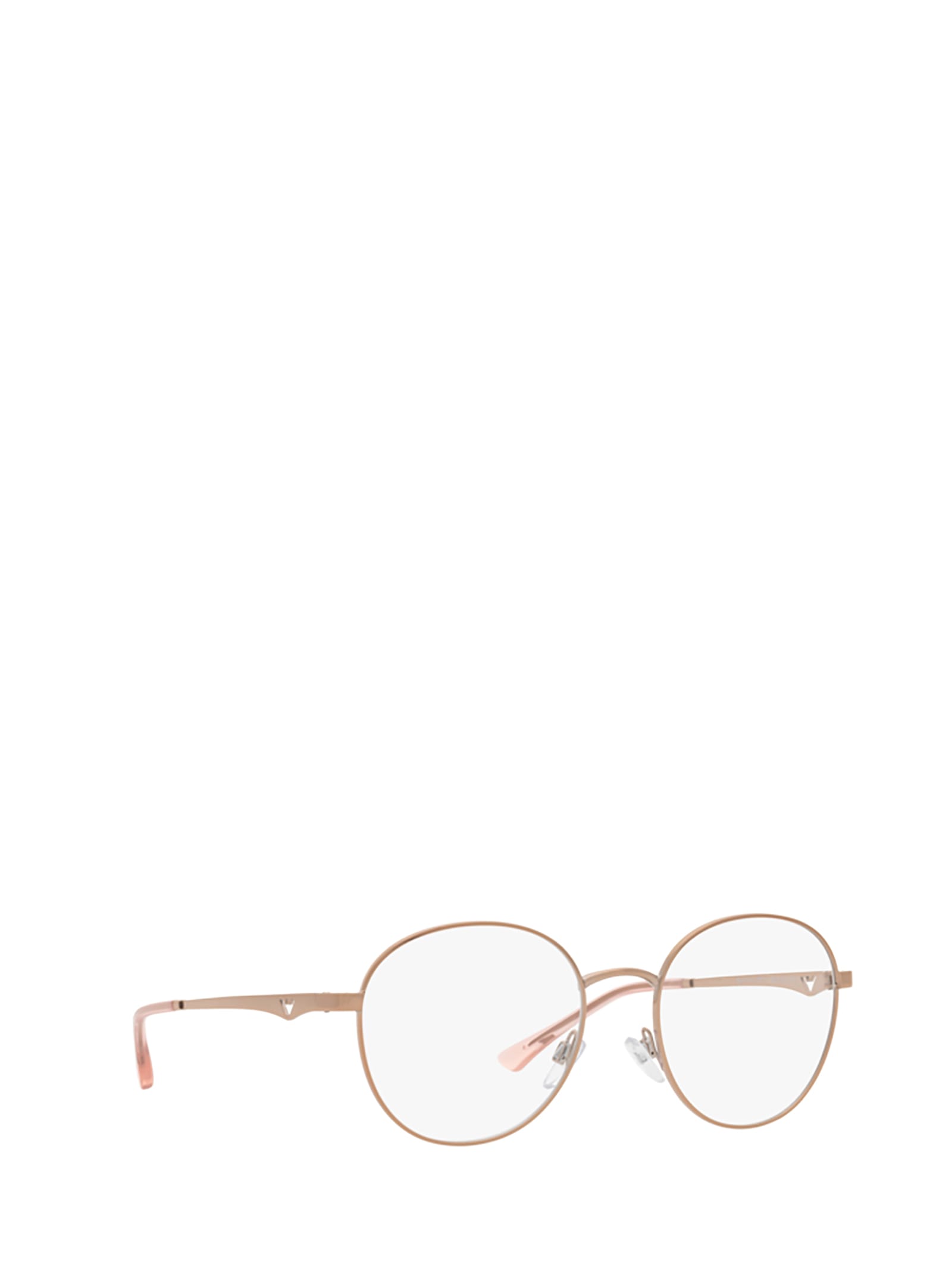 Shop Emporio Armani Ea1144 Shiny Rose Gold Glasses
