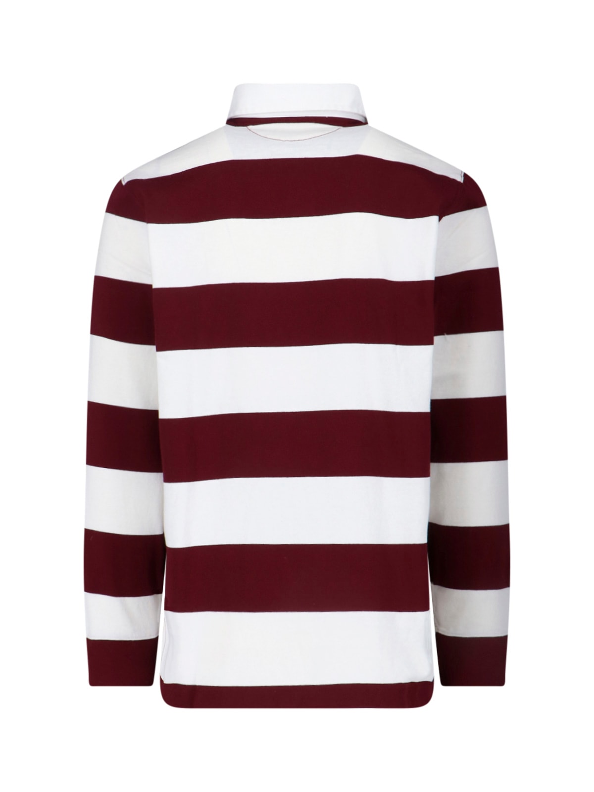 Polo Ralph Lauren Logo-embroidered Striped Cotton-jersey Polo Shirt In Red