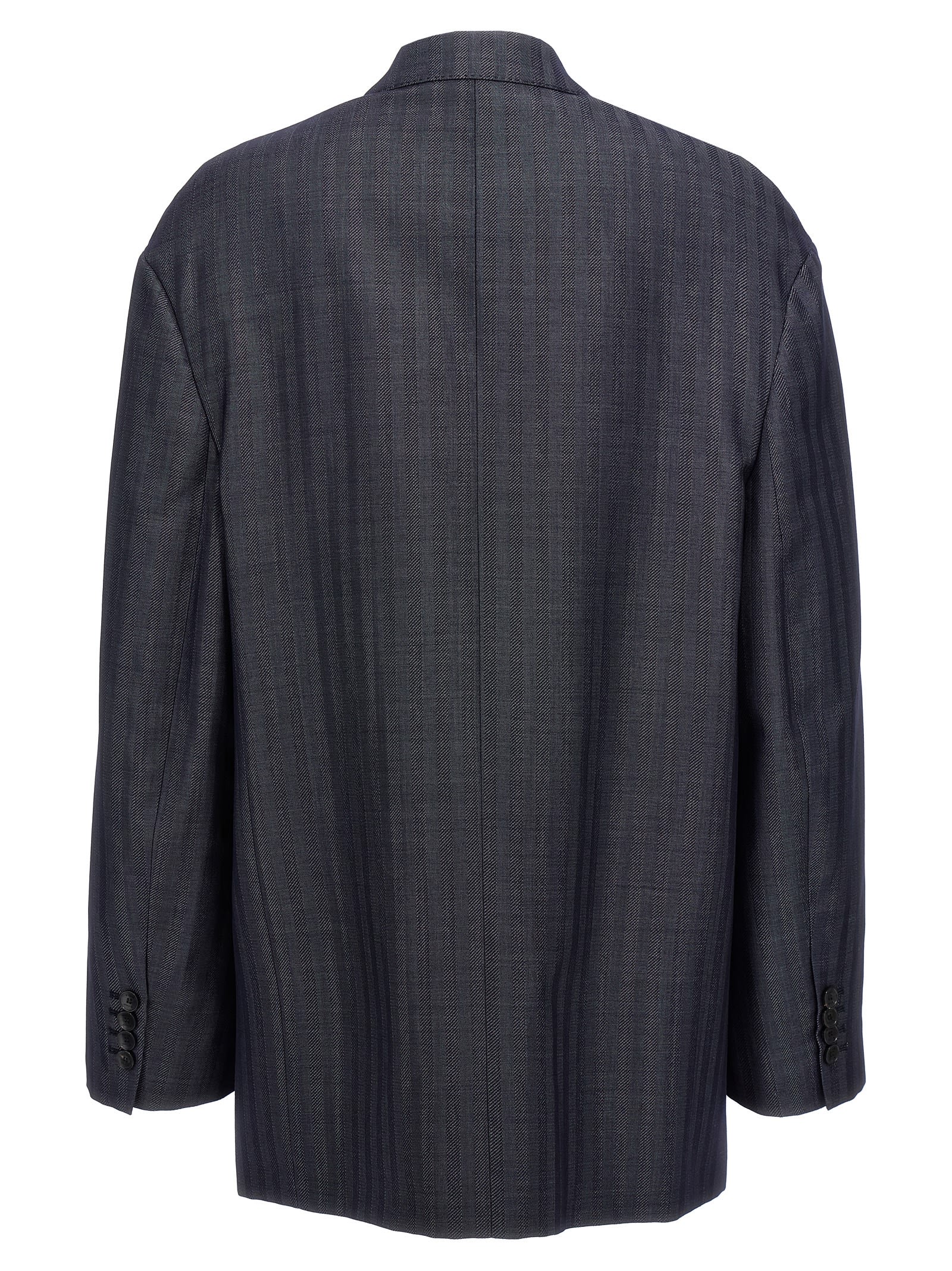 Shop Etro Pegaso Single-breasted Blazer In Blue