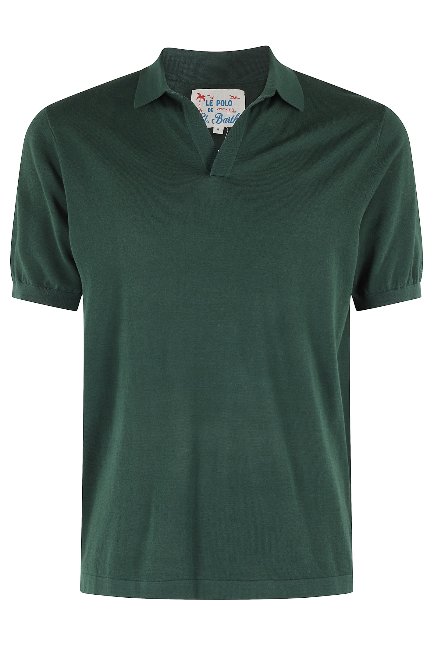 Shop Mc2 Saint Barth Polo Shirt In British Green