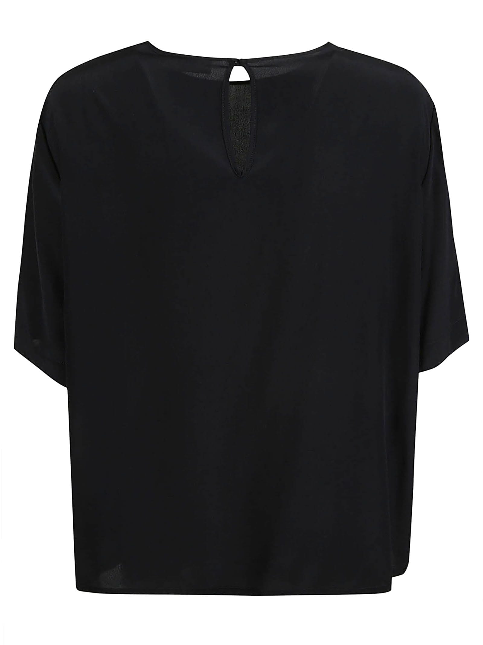 Shop Barba Napoli W/neck Shirt In Black