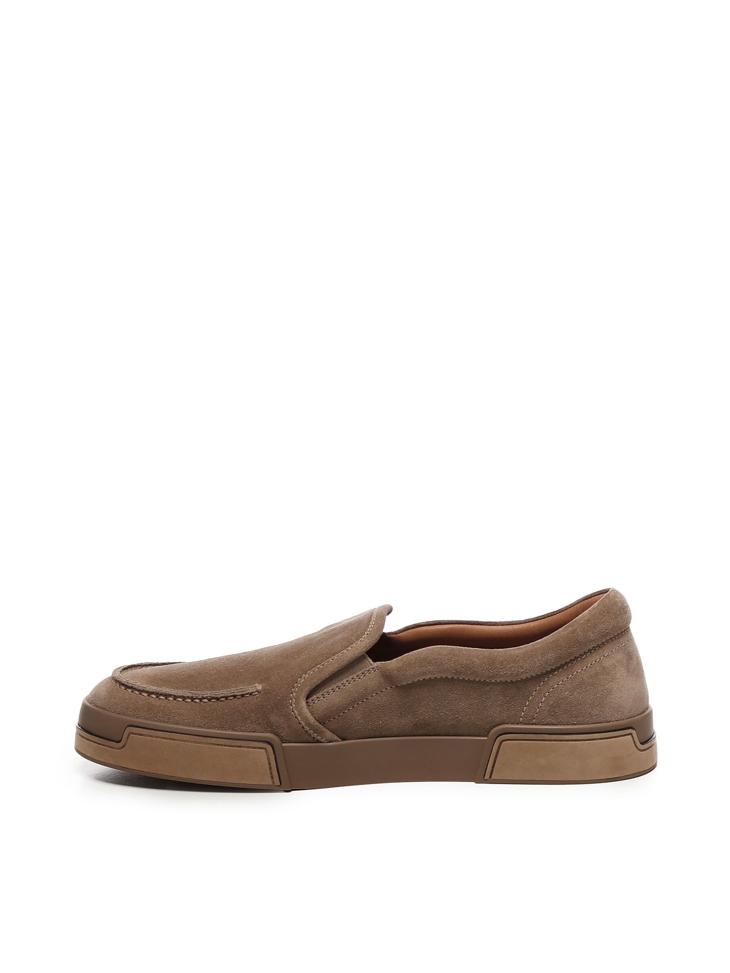 Dolce & Gabbana Portofino Yacht Slippers In Brown
