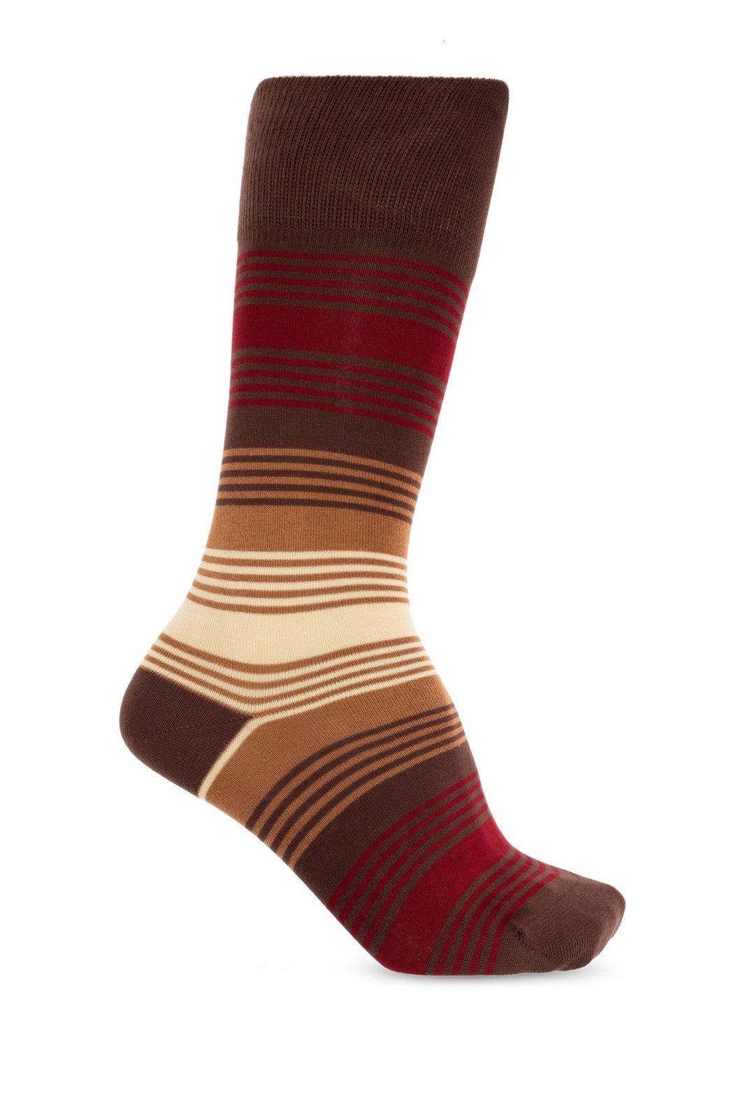 Shop Paul Smith Three Pack Of Cotton Socks In Multicolour