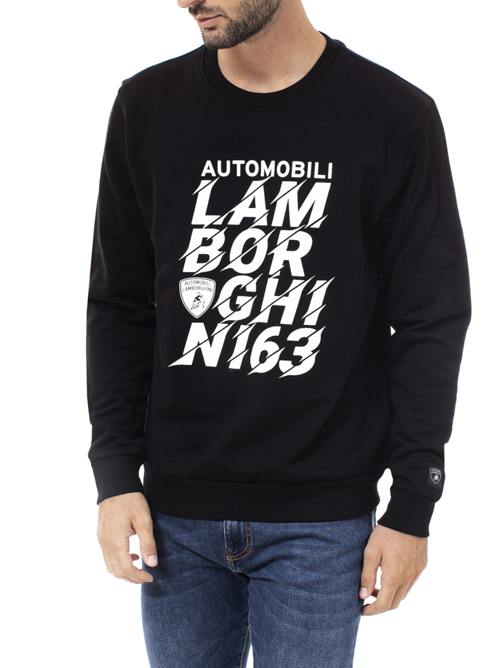 Automobili Lamborghini Crew Neck Sweatshirt With Lamborghini Logo