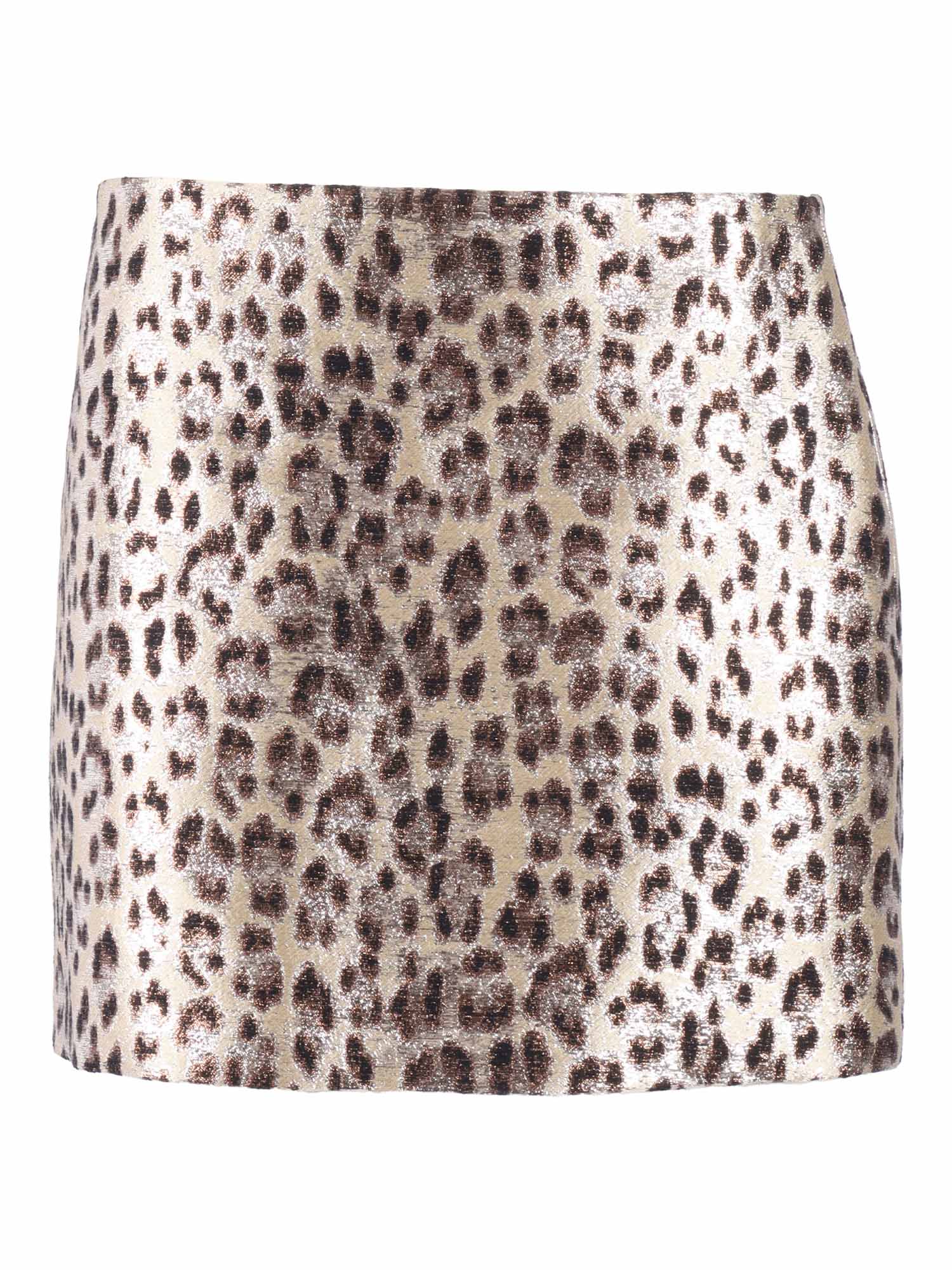 P.a.r.o.s.h Mini Skirt In Animal Print