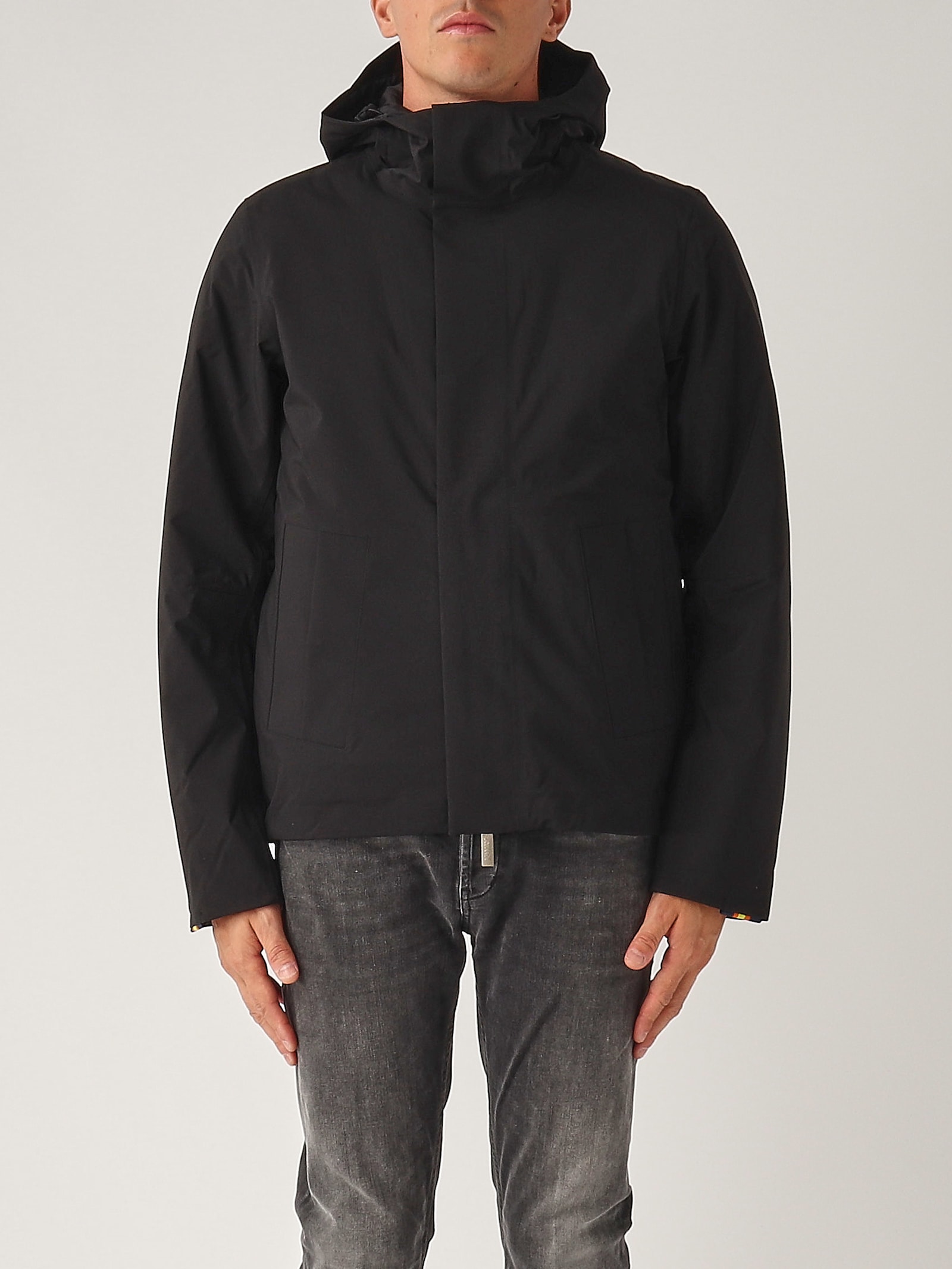 K-way Jacken Bonded Padded Jacket In Black