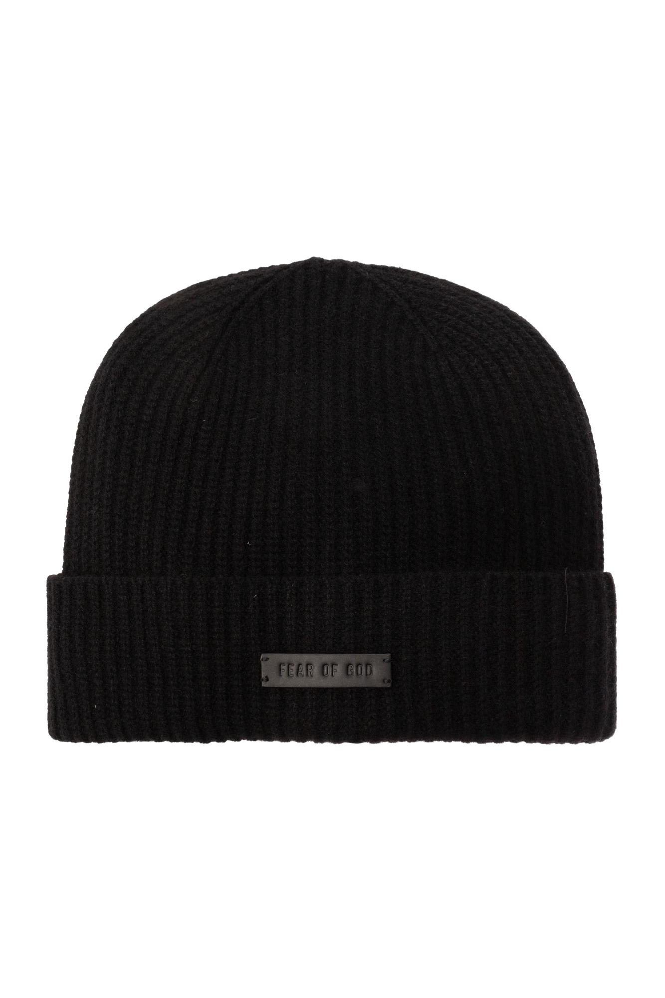 Shop Fear Of God Cashmere Hat In Black