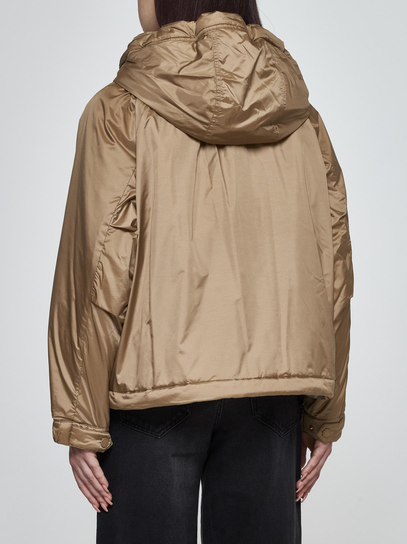 Shop Weekend Max Mara Arles Reversible Nylon Jacket  In Camel