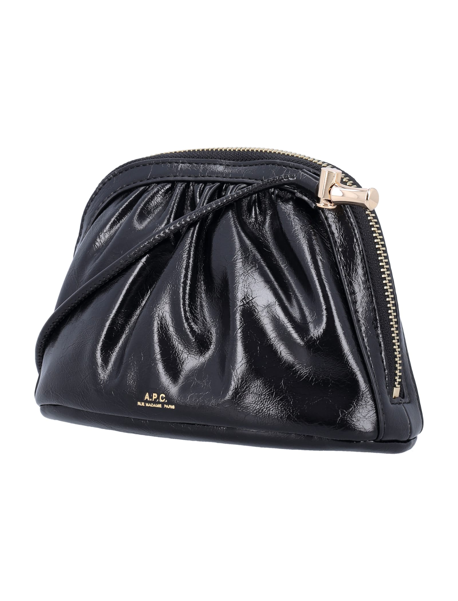 Shop Apc Ninon Small Bag In Black