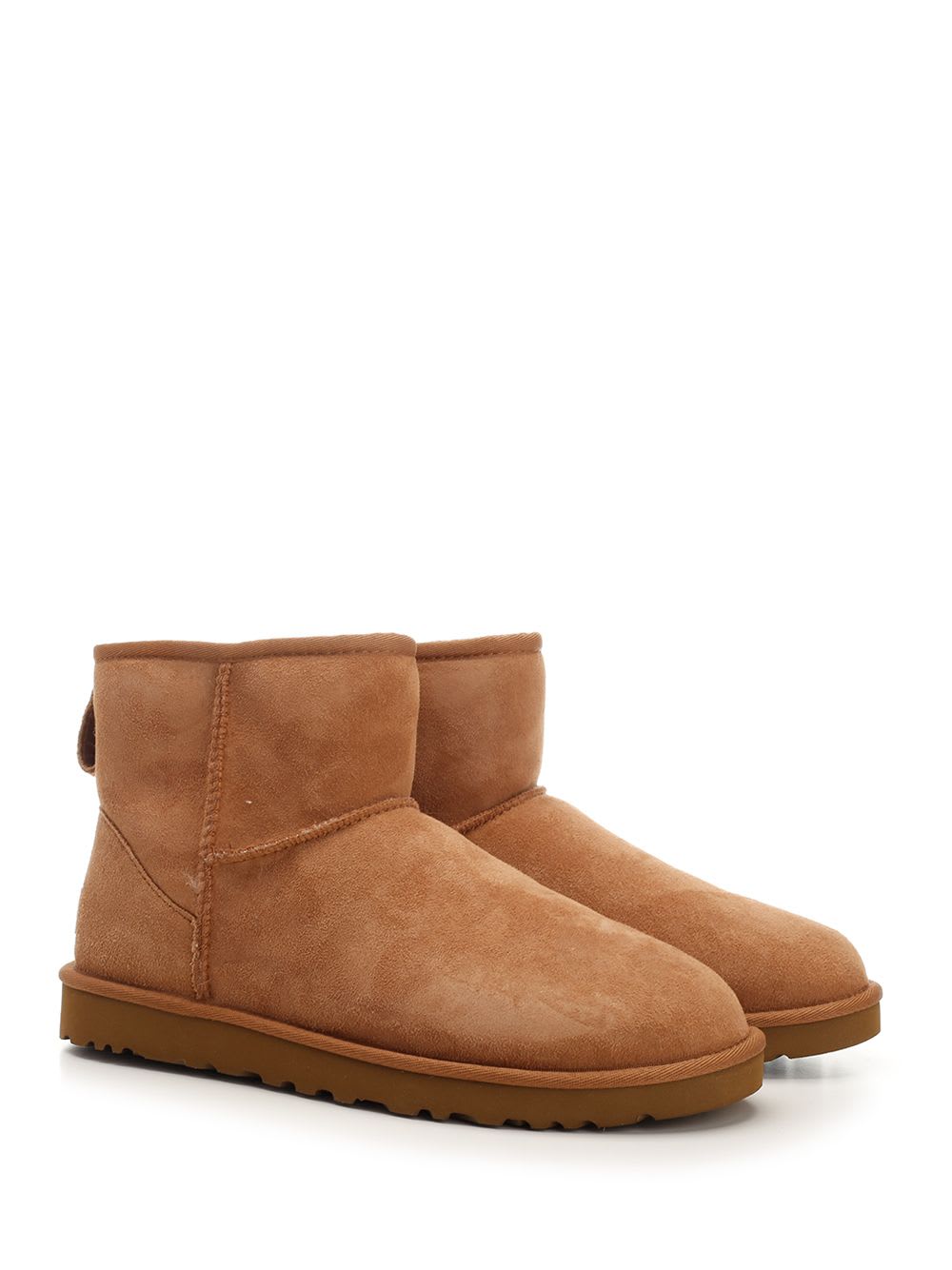 Ugg Biscuit Suede Classic Mini Ii Ankle Boots In Brown