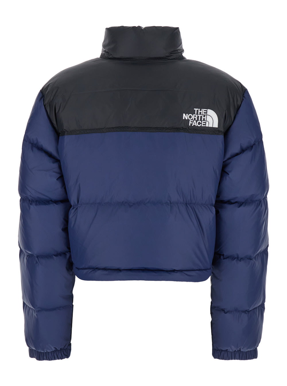 Shop The North Face Nuptse Short Jacket In Blu