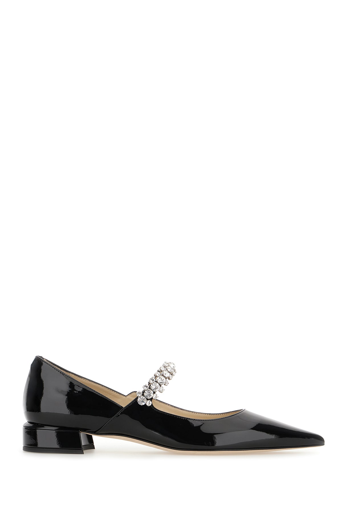 Black Leather Bing Pump Ballerinas