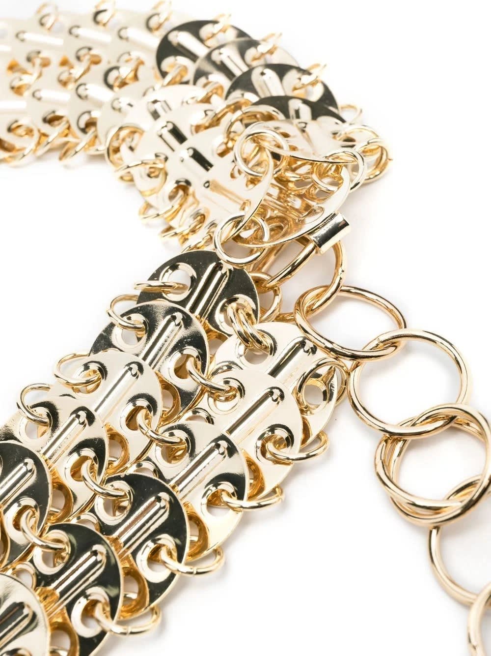 Shop Rabanne 1969 Chainmail Waist Belt In Gold