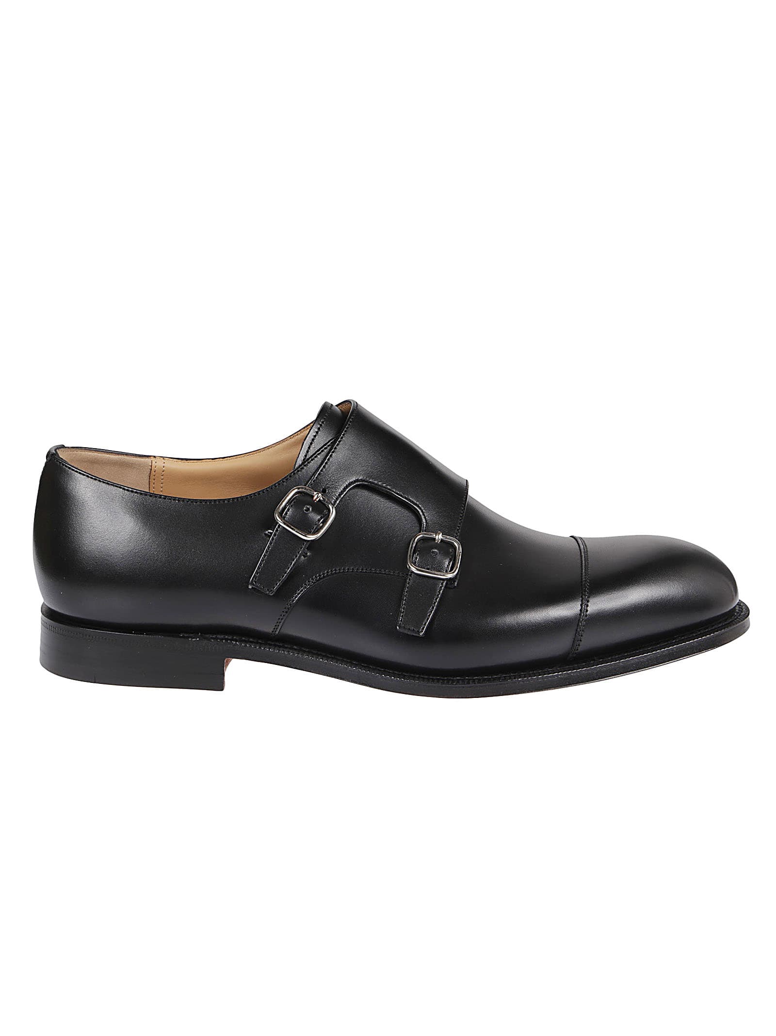 Shop Church's Cowes^ Monk Straps In Aab Black