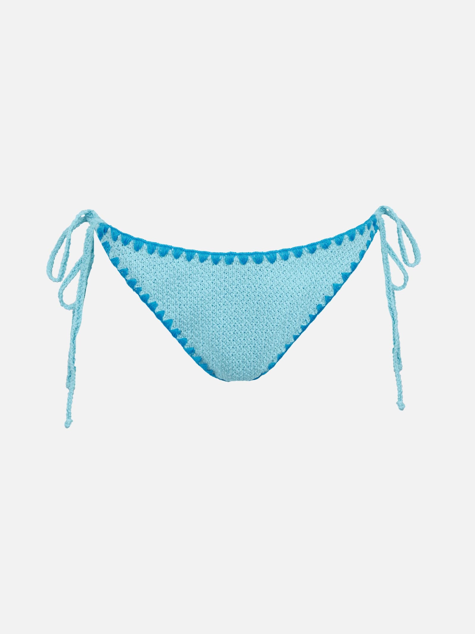 Woman Crochet Swim Briefs