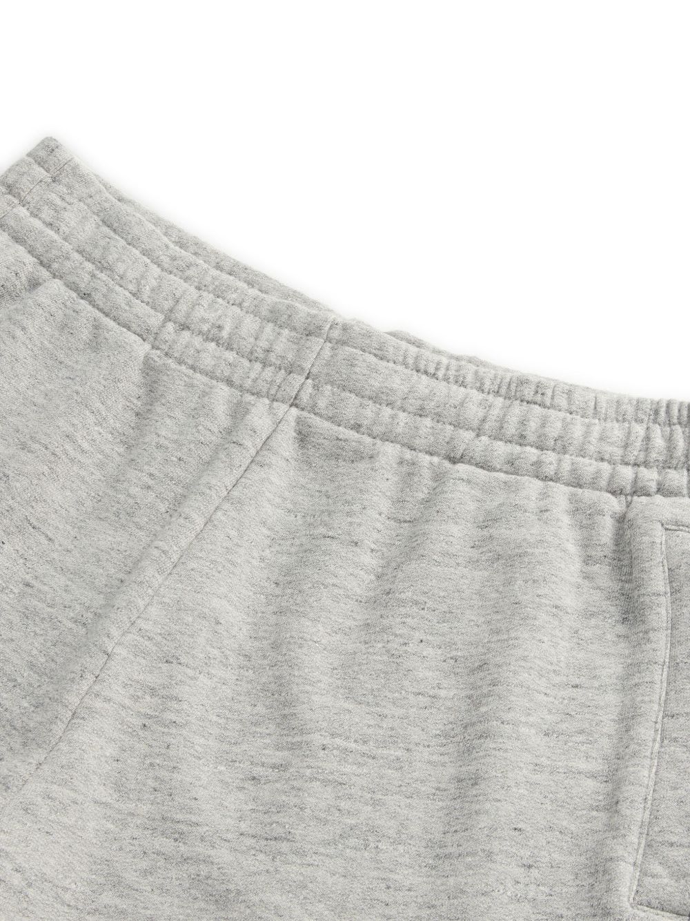 Woolrich Heathered Texture Elasticated Waistband Shorts In Grey
