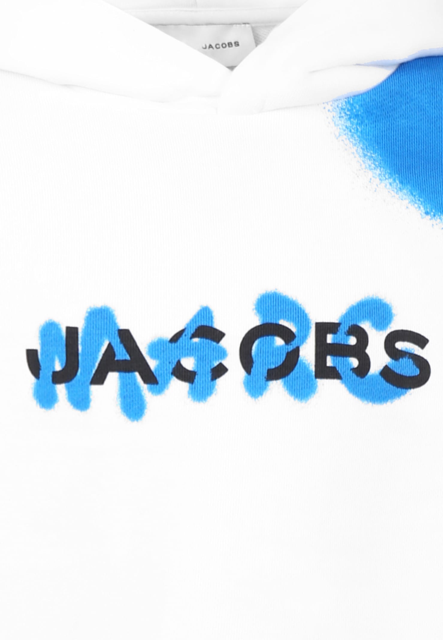 Marc Jacobs White Sweatshirt For Kids With Logo In White