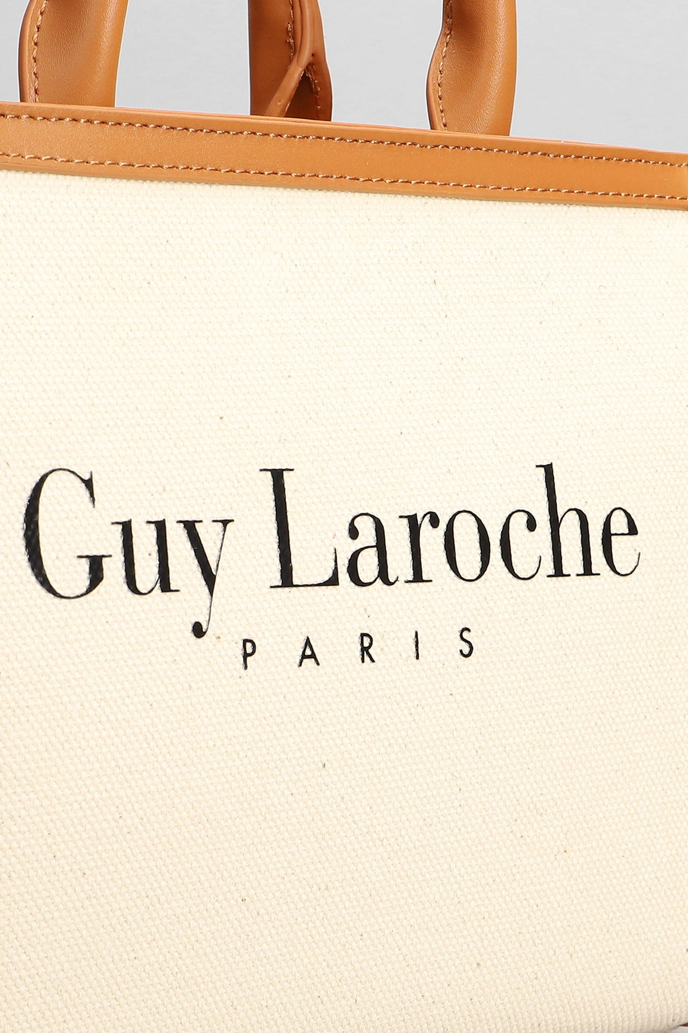 Guy Laroche Vertical Tote Bag In Tan