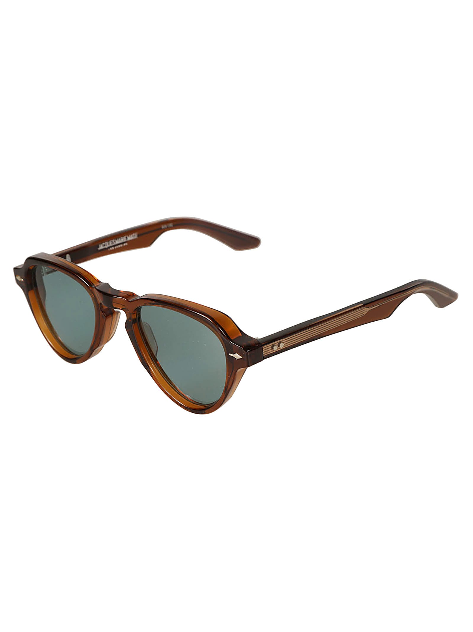 Shop Jacques Marie Mage Hickory Sunglasses Sunglasses In Marrone-oro