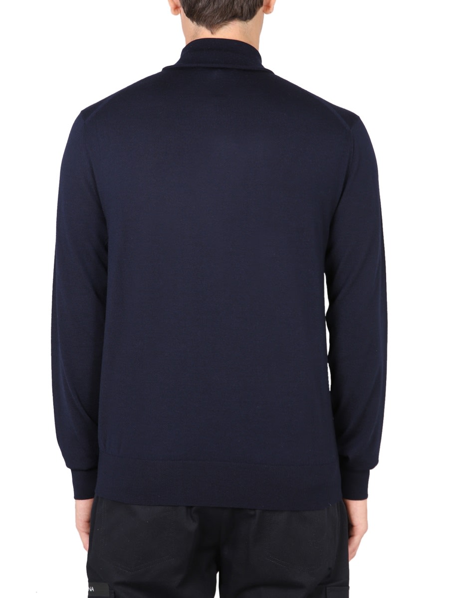 Shop Dolce & Gabbana Maglia A Collo Alto In Blue