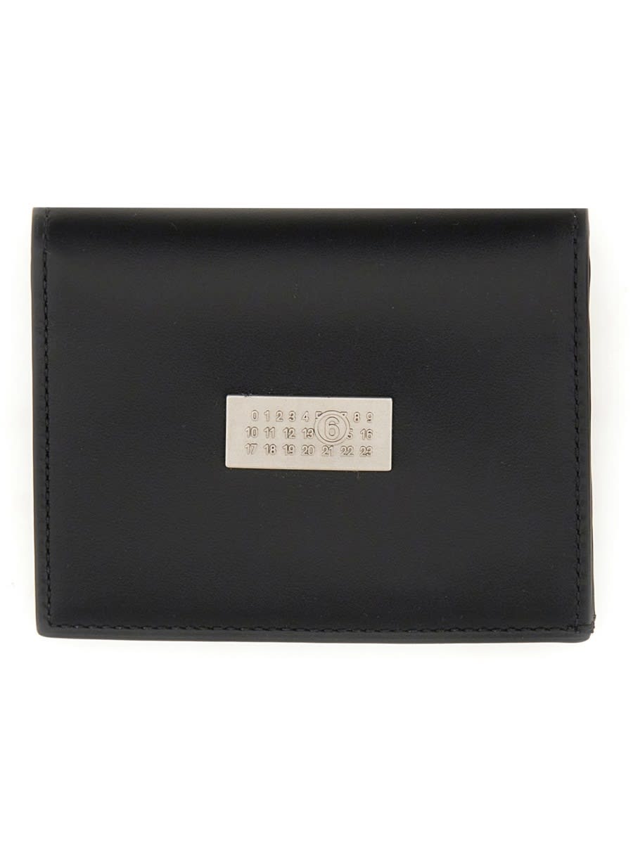 Shop Mm6 Maison Margiela Wallet With Logo In Black