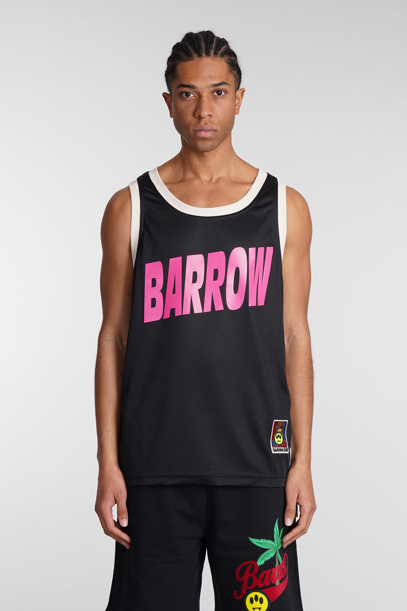 Tank Top In Black Polyester