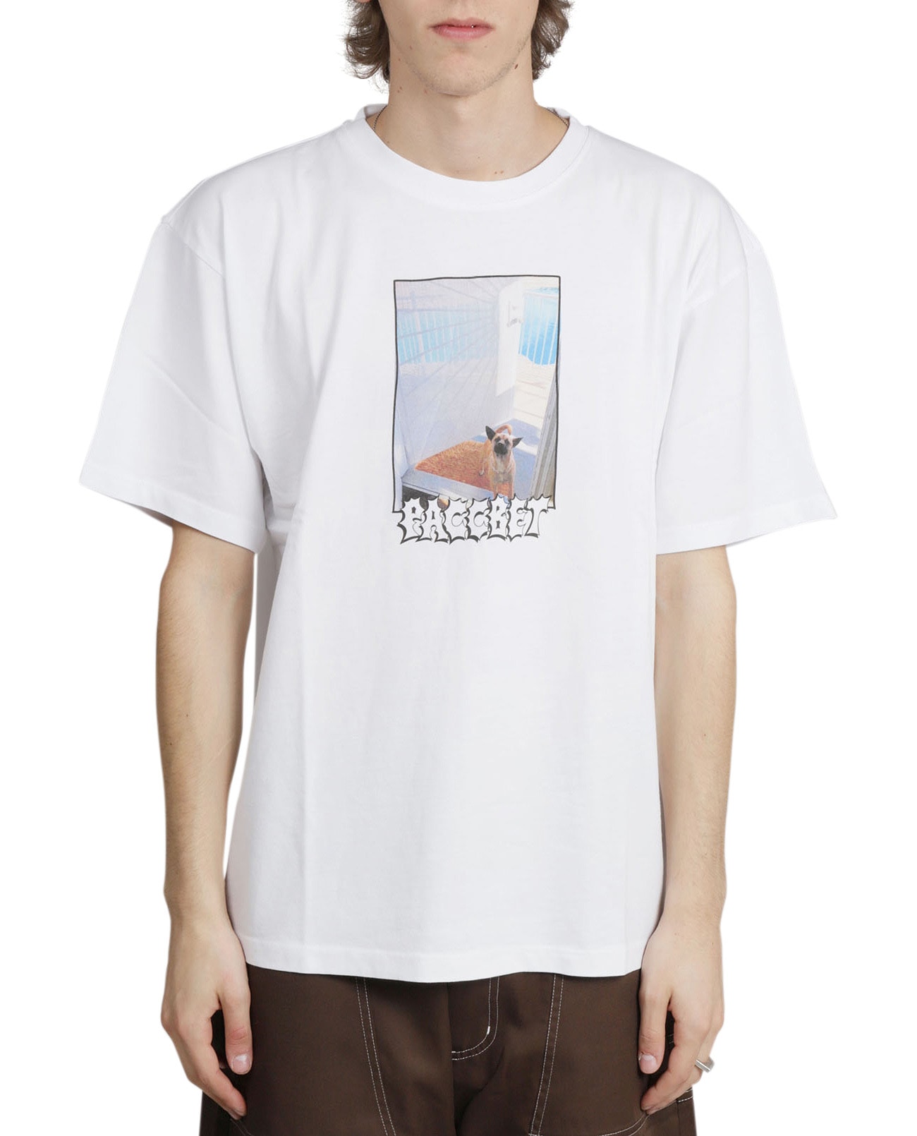 PACCBET Rassvet White Dog And Sea T-shirt